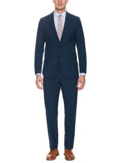 Glen Plaid Slim Suit by Calvin Klein White Label