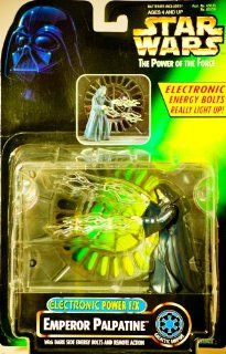 1997   Hasbro / Kenner   Star Wars  The Power of the Force   Emperor Palpatine Galactic Empire Action Figure   Electronic Power F/X   w/ Dark Side Energy Bolts & Remote Action   New   Out of Production   Limited Edition   Collectible Toys & Games