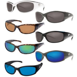 Costa Del Mar Hammerhead Sunglasses   Black Frame with Blue Mirror 400G Lens 410997