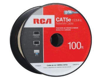 RCA 100 Feet Cat5e Cable   Blue (TPH534BR) Computers & Accessories