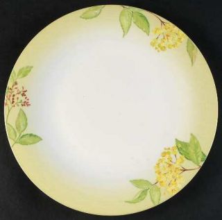 Villeroy & Boch Green Garland Dinner Plate, Fine China Dinnerware   Floral Borde