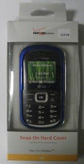 New OEM Verizon LG Octane VN530 Blue Snap On Hard Cover Cell Phones & Accessories