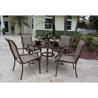 Hospitality Rattan Chub Cay Stacking Dining Arm Chair with Cushion