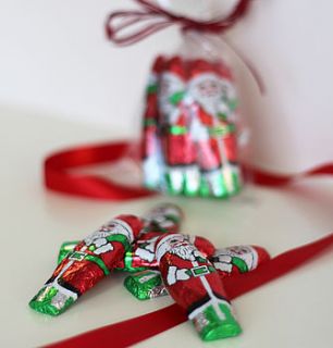 father christmas foil covered chocolates by 3 blonde bears