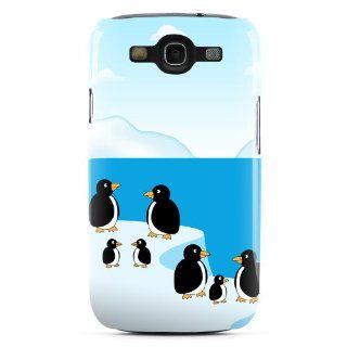 Penguins Design Clip on Hard Case Cover for Samsung Galaxy S3 GT i9300 SGH i747 SCH i535 Cell Phone Cell Phones & Accessories