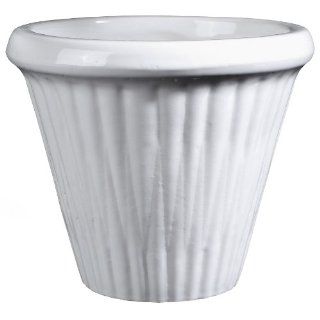 Global Pottery T184 6 Raintree Planter, White, 6 Inch  White Flower Pot  Patio, Lawn & Garden
