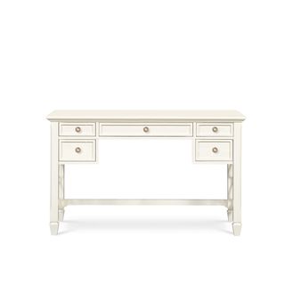 Magnussen Home Furnishings Cameron 4 drawer Desk White Size Twin
