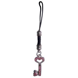 Xcite Cell Phone Charm Key (Pink) Cell Phones & Accessories