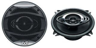 JVC CS HX537X 5.25 Inch 3 Way Coaxial Speaker (Single, Black)  Vehicle Speakers 