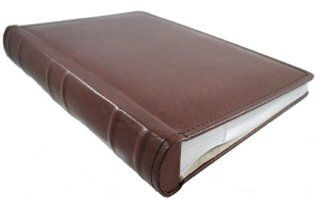 Deluxe Leather Photo Album   Stores 300 Pictures, Brown   Bookshelf Albums