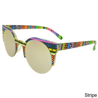 Epic Eyewear Satinwood Round Fashion Sunglasses