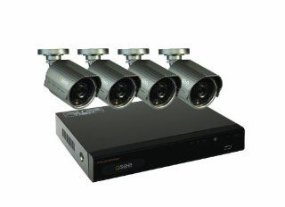 Q See QT534 4E4 5 4 Channel Full D1 Surveillance System with 4 700TVL Cameras and Pre Installed 500GB Hard Drive  Security And Surveillance Products  Camera & Photo