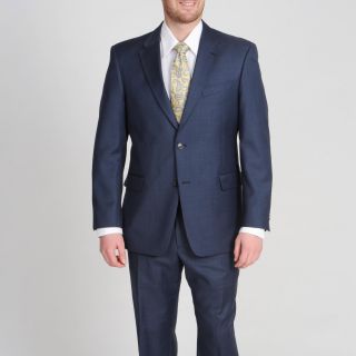 Tommy Hilfiger Mens Blue Shark Wool Suit Jacket Separate