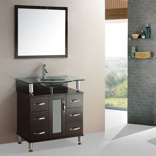 Kokols Single Sink 36 inch Bathroom Vanity Cabinet