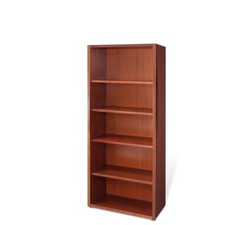 Jesper Office 30 inch Cherry Wood Bookcase