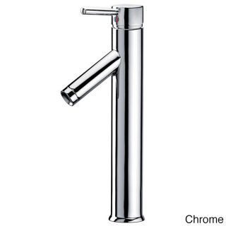 Elite Modern Design Tempered Glass Bathroom Vessel Sink Faucet Combination