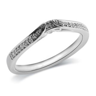 10 CT. T.W. Diamond Contour Wedding Band in Sterling Silver   Zales