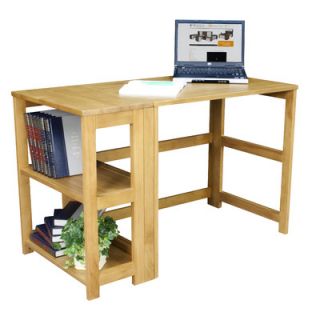 Regency Flip Flop Writing Desk and Bookcase HDBCF4422 Finish Medium Oak
