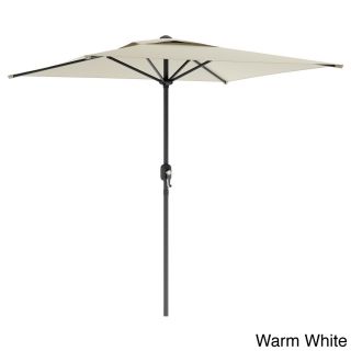 Corliving Corliving Square Patio Umbrella Off White Size 6.5 foot