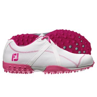 Footjoy Lady Lopro Collection Asymmetrical White Golf Shoes