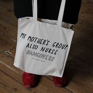 'my mother's group' tote bag by the joy of ex foundation