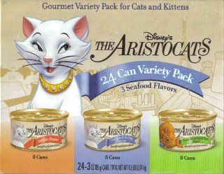 Disney's Aristocats 24 Can Variety Pack Cat Food  Canned Wet Pet Food 