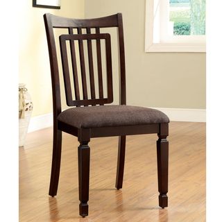 Furniture Of America Esme Traditional Espresso Side Chair (set Of 2)