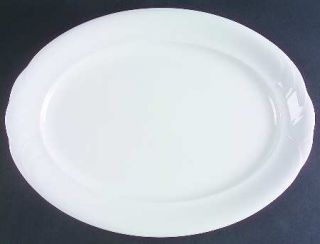 Royal Doulton Profile 16 Oval Serving Platter, Fine China Dinnerware   All Whit