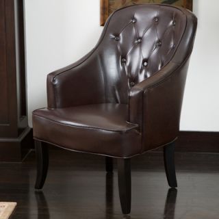 Home Loft Concept Hoboken Chamois Fabric Chair NFN2141 Color Brown