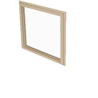 BetterBilt 48 in x 36 in 355 Series Series Driftwood Double Pane Rectangle New Construction Picture Window