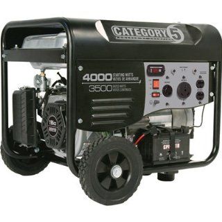 Category 5 Electric Start Generator with Wireless Remote Control   4000 Surge Watts, 3500 Rated Watts, EPA Compliant, Model# 46505  Power Generators  Patio, Lawn & Garden