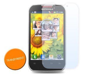 Motorola XT550 Screen Protector   Transparent Cell Phones & Accessories