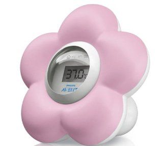 Philips Avent Baby Bath and Room PINK Thermometer SCH550/21  Baby