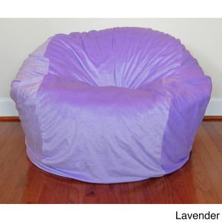 Ahh Products Cuddle Soft Minky 36 inch Washable Bean Bag Chair Purple Size Large