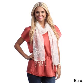 Cashmere Showroom Womens Butterfly Lace Scarf