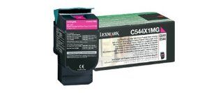Lexmark C544X1MG Magenta Toner Cartridge Extra High Yield Return Prog for C544/X544 Electronics