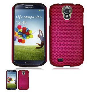 Samsung Galaxy S 4 I9500, I545, I337, L720, M919, R970 Trim Pink Hybrid Case Cell Phones & Accessories