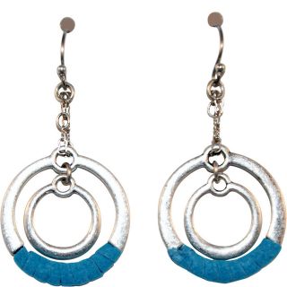 Frenzeee Suede Wrapped Earrings