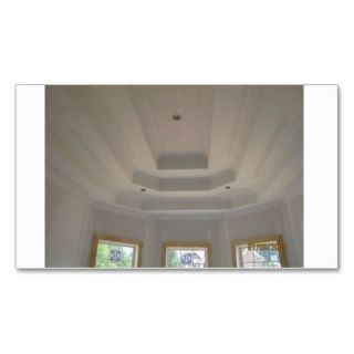 multiple level tray ceiling business card