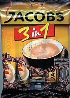 Jacobs 3 in 1 Instant Coffee Pockets X 2 Packs  Grocery & Gourmet Food