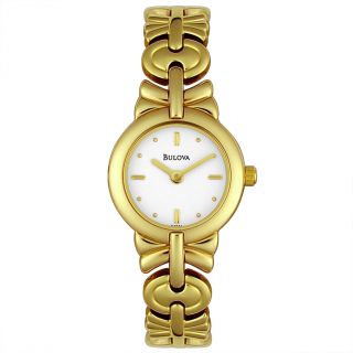 Bulova 97T61  Watches,Womens  tone watch Gold, Casual Bulova Quartz Watches