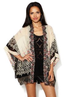 Rose Trellis Silk Cover Up by Anna Sui