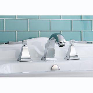 Modern Chrome Widespread Bathroom Faucet