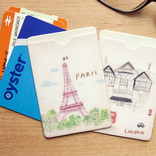 oyster travel card holder by fox and star