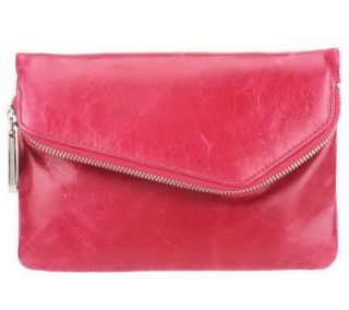 Hobo Leather Zara Convertible Wallet Clutch —