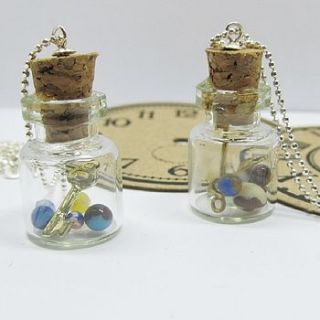 world in a bottle pendant by anna faine jewellery