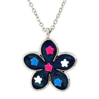 Childrens Flower Mood Necklace On 16 Inch Fine Chain By The Olivia Collection Jewelry