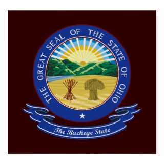 Ohio Seal Print