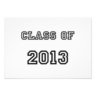 Class of 2013   Customized Graduation Template Invites