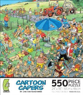 CARTOON CAPERS 550 Piece JIGSAW Puzzle Toys & Games